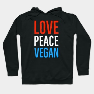 Love Peace Vegan Hoodie